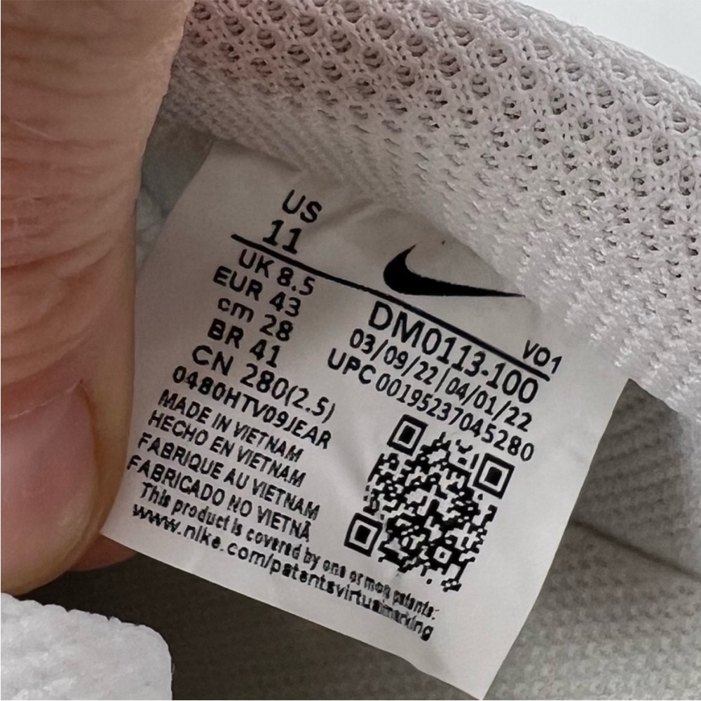 Nike white platform sneakers 11 - Picture 8 of 9